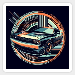 Car Dodge Challenger New Sticker